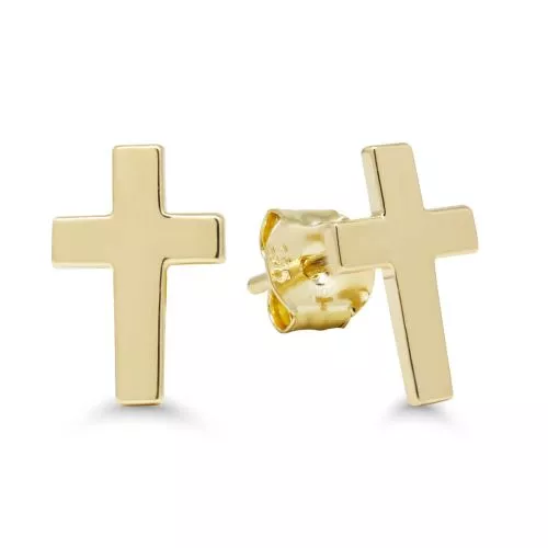 Gold KreuzenOhrringe K-E57520-1