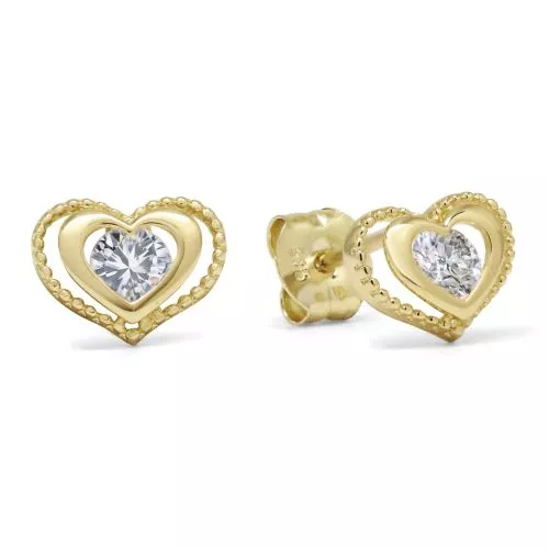 Gold HerzOhrringe K-E90470Z-1