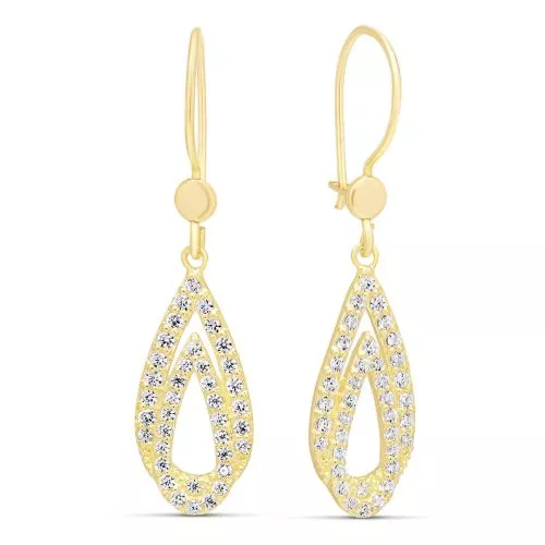 Kultaiset korvakorut, koukku K-E91977Z-1