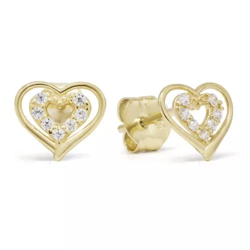Gold HerzOhrringe K-E93262Z-1