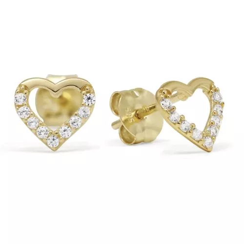 Gold HerzOhrringe K-E93499Z-1