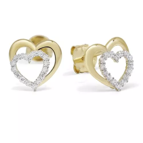 Gold HerzOhrringe K-E96751Z-1
