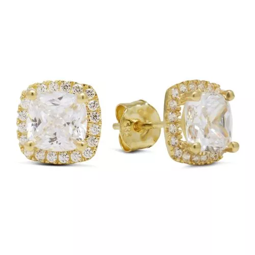 Kultaiset korvakorut, halo K-E99751Z-1