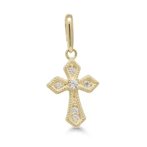 Gold  Kreuzen Anhänger K-P68888Z-1