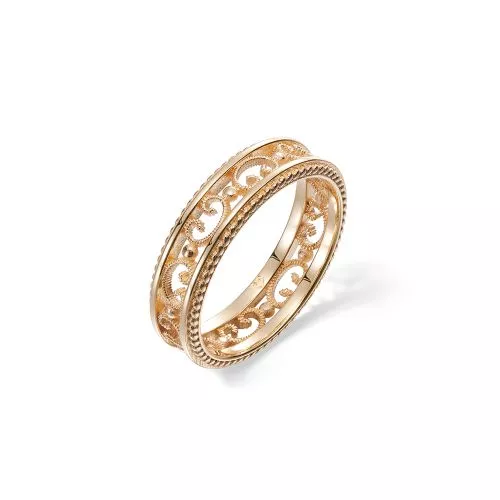 Kalevala Filigraani timanttisormus, keltakulta / kapea 141000500-15