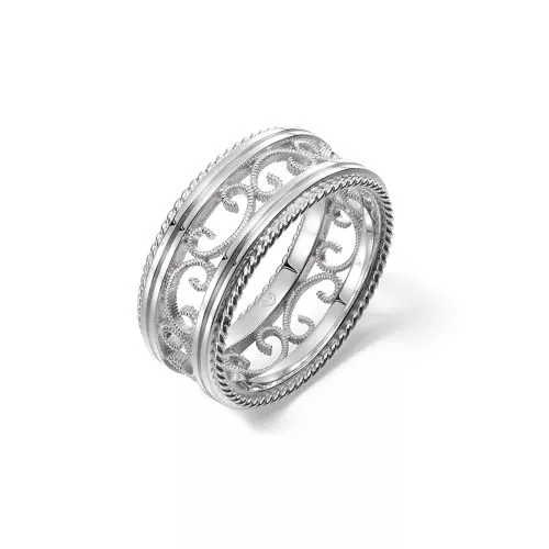 Kalevala Filigraani Weißgoldring 54100502V-2