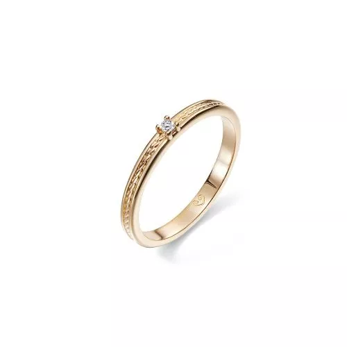 Kalevala Ikiaikainen timanttisormus 0,02ct 141000111D-5