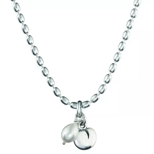 Kalevala Twinflower Halskette 42/45cm (Weiss) 2265402V-1