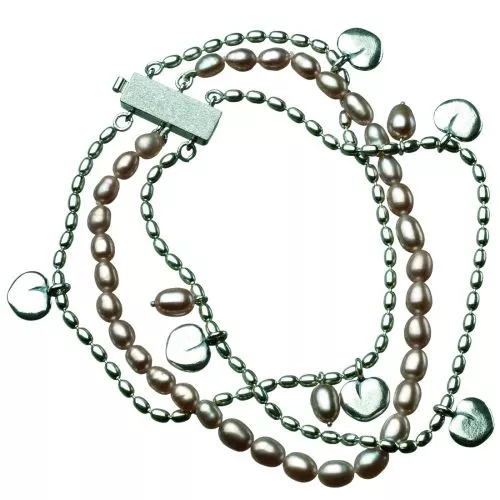 Kalevala Twinflower Armband 17.5cm ( Rosa.) 2565400HE-1