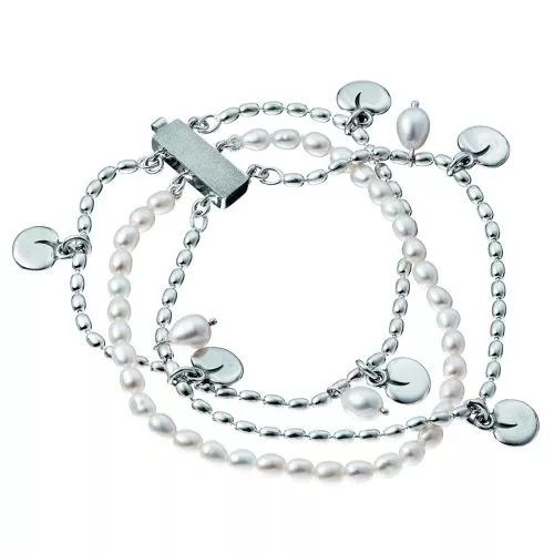 Kalevala Twinflower Armband 17.5cm (valk.) 2565400VHE-1