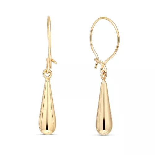 Kultaiset korvakorut, kyynel 15 mm KYYNEL-15MM-PK-1