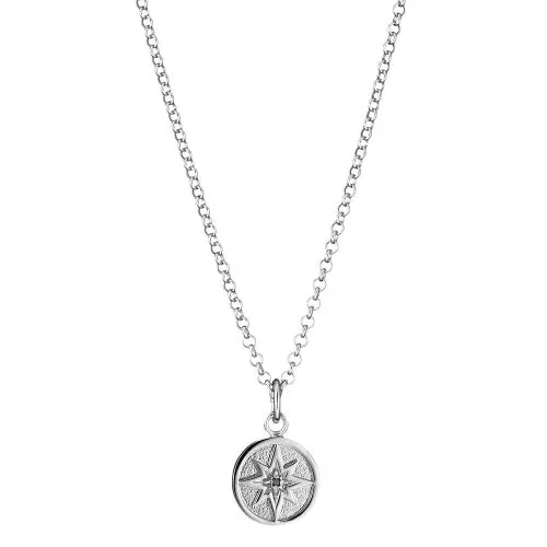 Lumoava Toivo -kaulakoru 42/45cm (musta timantti) L51200233450-1