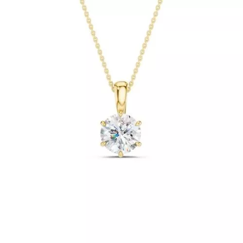 Brilliant Star Anhänger, Labordiamant PS05955 YG