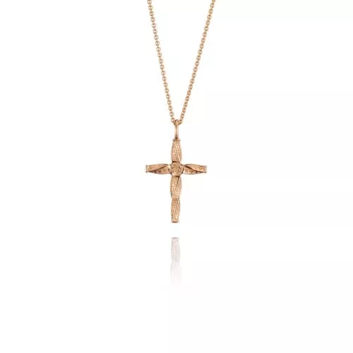 Lumoava Aarre Risti (14K) Halskette L7020 7300-1