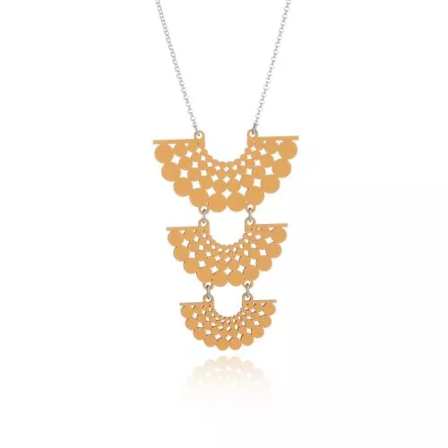 Lumoava Time Halskette, orange LV6244200030-1