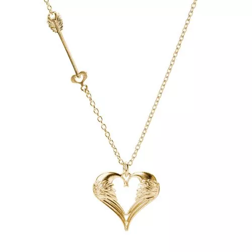 Lumoava Rakkain -kaulakoru (kulta) 560810700-1