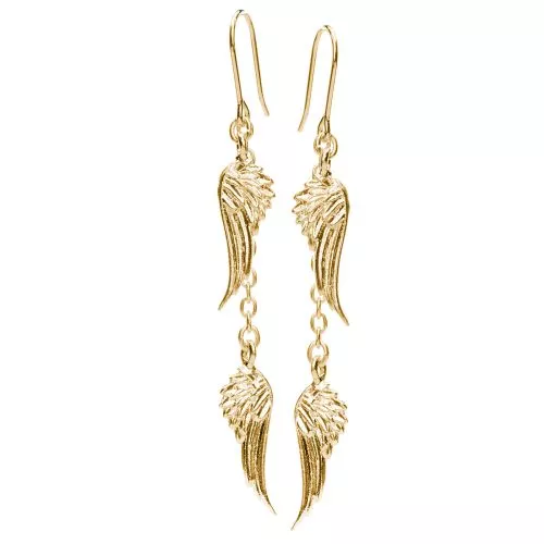 Lumoava Rakkain -korvakorut, kullattu 550800700-1