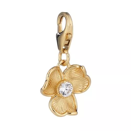 Lumoava Anna berlock, förgylld L61263830000