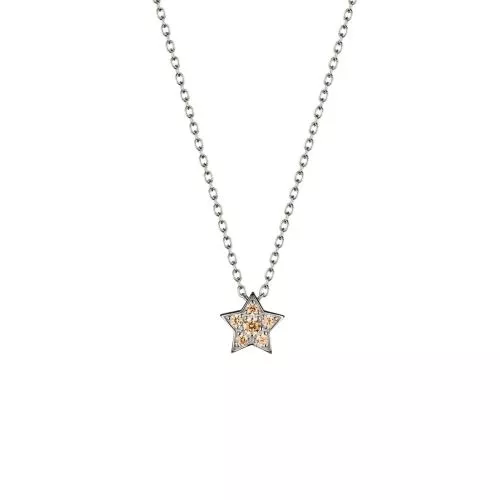 Lumoava Elämäntähti kaulakoru, keltainen L56228616000-1