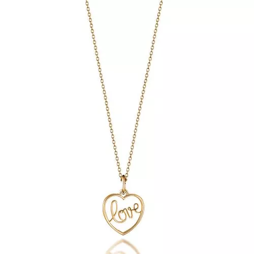 Lumoava Love -kaulakoru / kulta L76202500000-1