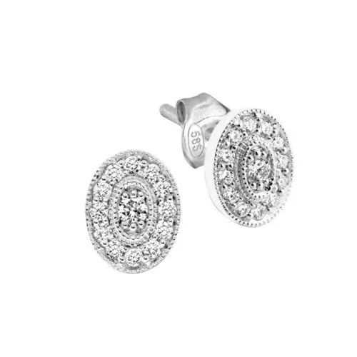 Sandberg Kukkaniitty timanttikorvakorut M-805w