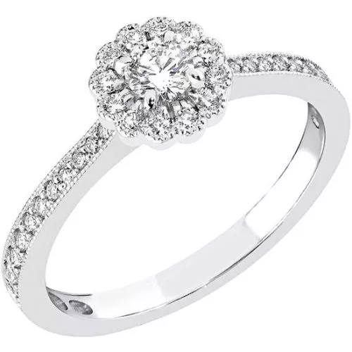 Sandberg Kukkaniitty -sormus M-870-034W-1