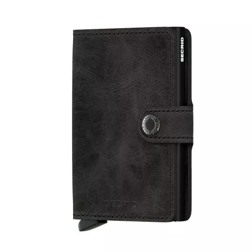 Secrid Miniwallet Vintage Black MV-BLACK-1