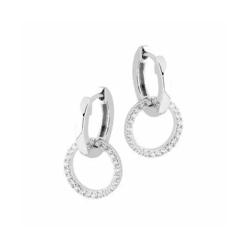 Hopeiset rengaskorvakorut  23,5 mm M051014-0002-1