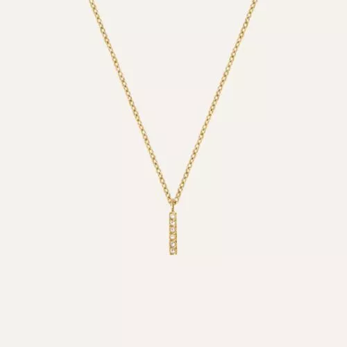 Mockberg Petite Stone Letter, I Halskette MB0079-1