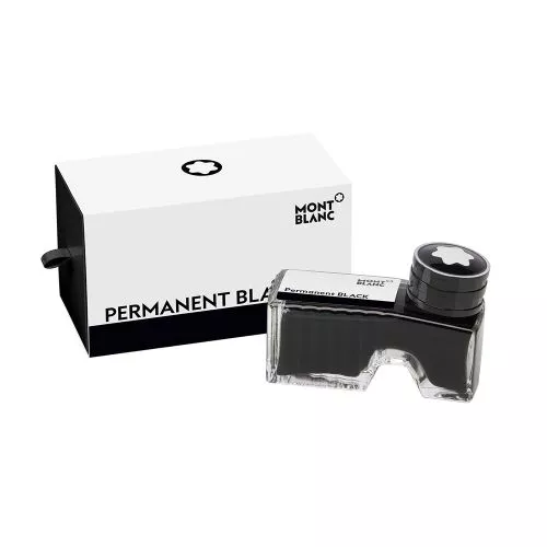 Montblanc Ink Bottle, Permanent Black, 60 ml, DIN ISO 14145-2 MB128196