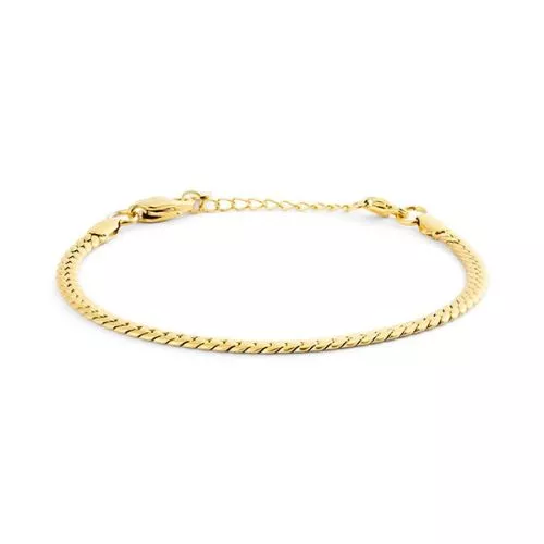 Mockberg Serpentine Chain Gold armband