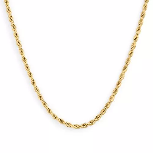 Mockberg Bold Rope Chain Gold halsband