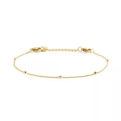 Mockberg Beaded Chain Gold rannekoru