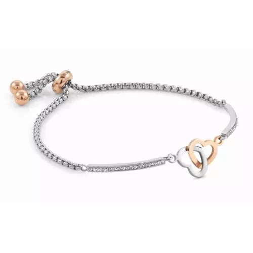 Nomination Milleluci rose gold Double Hearts rannekoru 028004/051-1