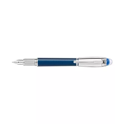 Montblanc StarWalker Blue Planet Metal Doué Fountain M -kynä MB125284-1