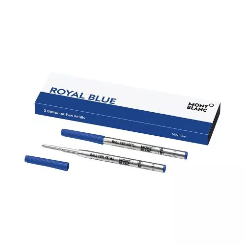 Montblanc Ballpoint täyte,  Medium Royal Blue / 2kpl MB128214-1