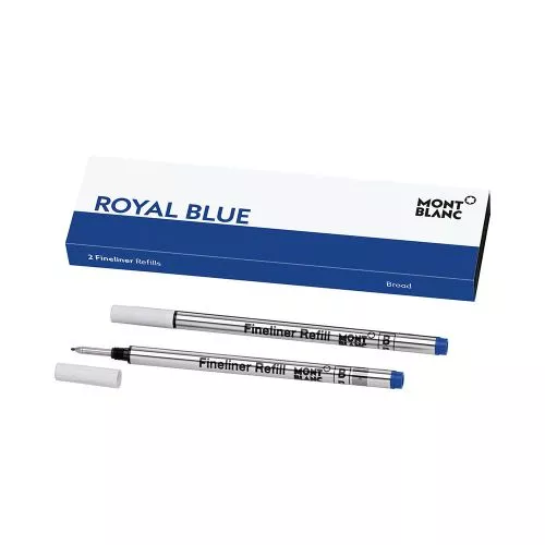 Montblanc Fineliner täyte, Broad Royal Blue / 2kpl MB128249-1