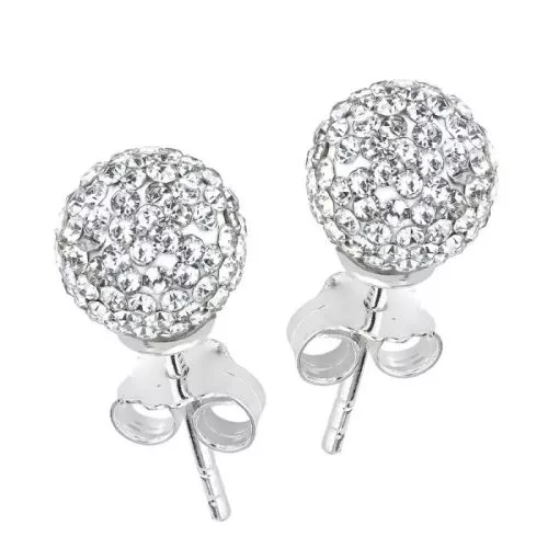 Hopeiset korvakorut, pallo N201001E,8M-CB-318-1