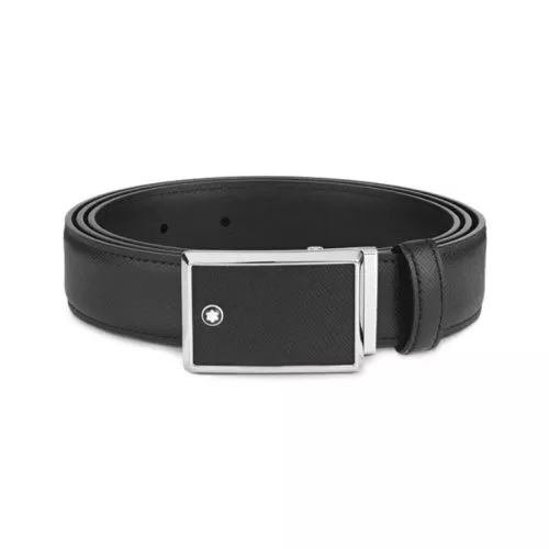 Montblanc Meisterstück Black Saffiano Leather Belt MB114421