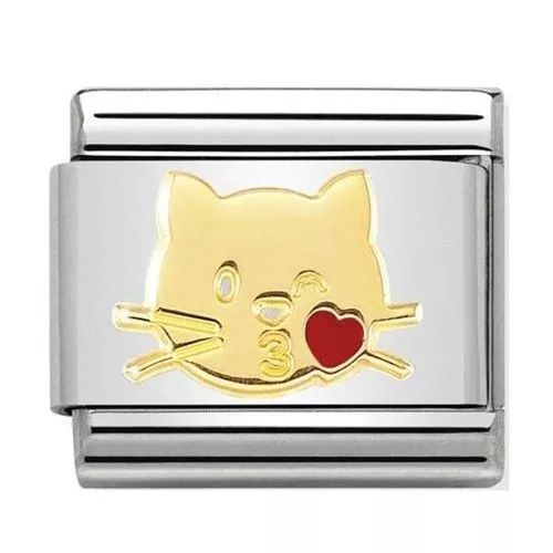 Nomination Classic 18K Cat Kiss 030272/45-1