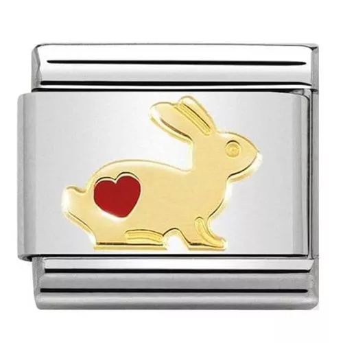 Nomination Classic 18K Rabbit With Heart 030272/46-1
