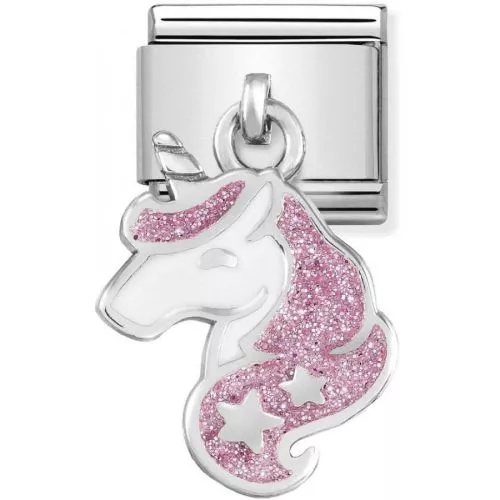 Nomination Classic Charm Glitter Yksisarvinen 331805/13-1