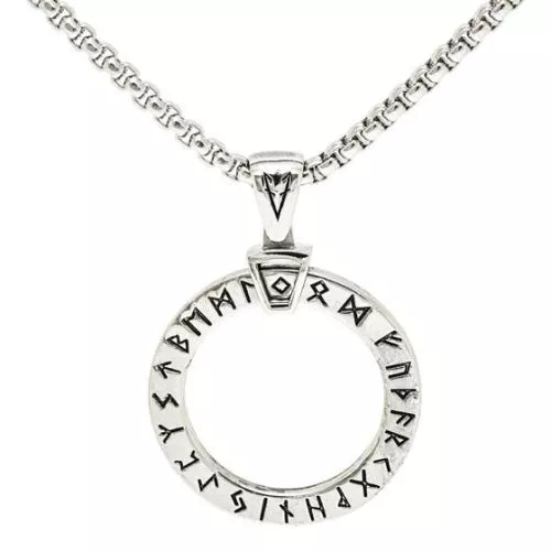 Northern Viking Jewelry Viisauden Pyörä By Johan Thorolf -kaulakoru 60 cm NVJRS081-1