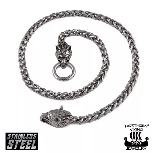 Northern Viking Jewelry Wheat Link Sudenpäillä kaulakoru 55 cm NVJKE009-1