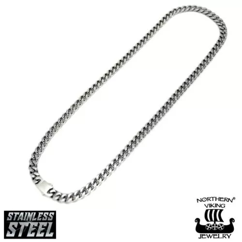 Northern Viking Jewelry Curb Chain 10 mm NVJKE016