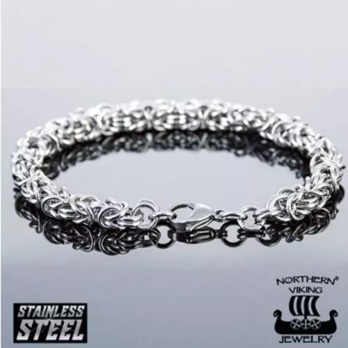 Northern Viking Jewelry Kingchain rannekoru NVJRA003