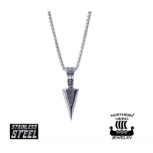 Northern Viking Jewelry Viking Spear -kaulakoru 60cm NVJRS007