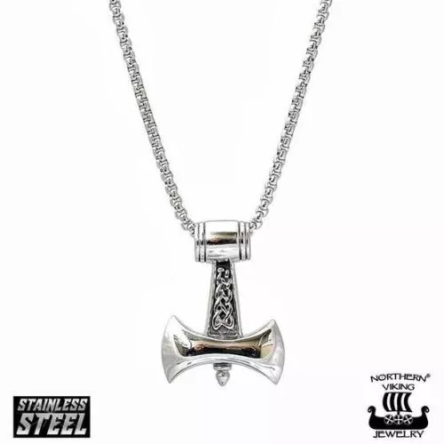 Northern Viking Jewelry Plain Celitic Thorin Vasara kaulakoru 55 cm NVJRS053-1