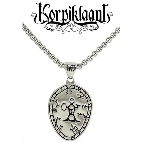 Northern Viking Jewelry Korpiklaani Shaman Drum -kaulakoru NVJRS063-1