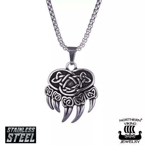 Northern Viking Jewelry Pieni Karhun Käpälä kaulakoru 55cm NVJRS106-1